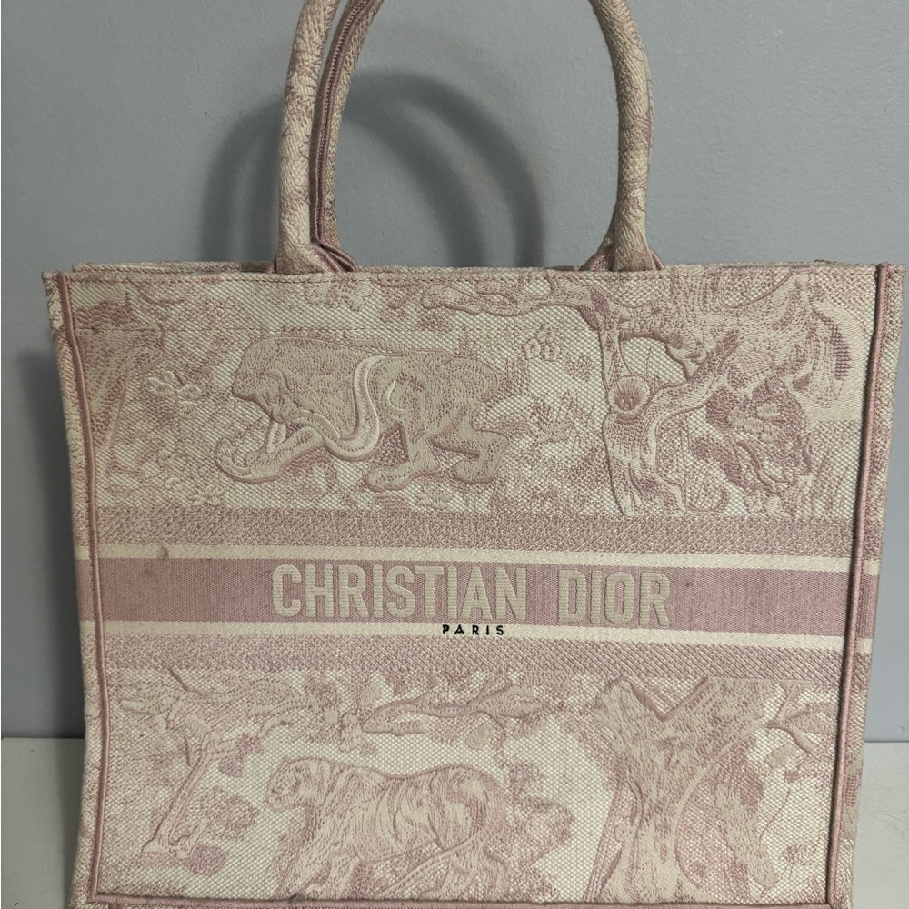 Dior Pink and Cream Shoulder Bag